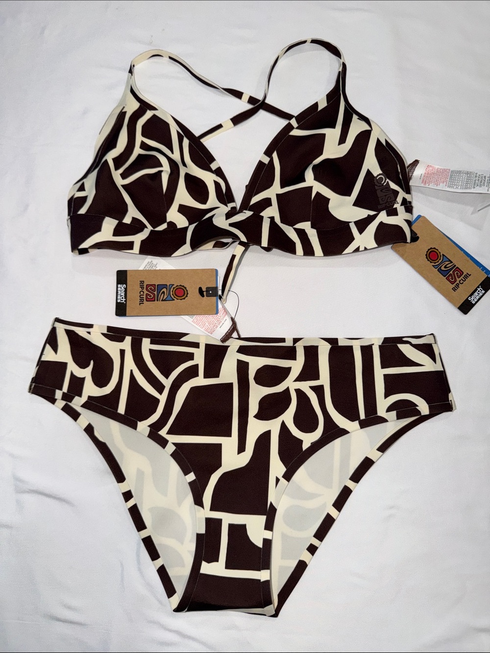 RIPCURL S-SERIES CROSS BACK TOP & Hi WAIT GOOD, SMALL